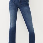 ZARA Mid Rise Cropped Flare Jeans Photo 0