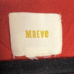 Anthropologie Maeve Embroidered Lace Burnt Orange Black Cropped Jumpsuit Size S Photo 6