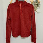 Outdoor Voices Half Zip Burnt Orange Fleece Longsleeve M Photo 0