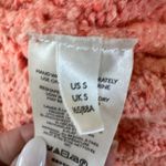 Free People  Cropped Knit Cardifan Sweater Wing Sleeve Coral Small‎ Spring Photo 3