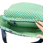 Vera Bradley Attache Briefcase Rhythm and Blues Crossbody Photo 9