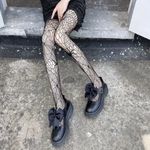 Gothic‎ Spider Jacquard Out Sheer Tights Hollow Out Women’s Pantyhose One Size Black Photo 9