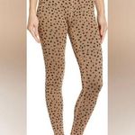 Zella  Brown & Black Cheetah Print High Waist Leggings Small Photo 0