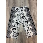 Anthropologie Et Twa Floral Print Cropped Pants Bohemian Black White Medium Photo 1