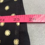 Yumi Kim  Black Gold Polka Dot Lexington Top High Ruched Neck Long Sleeve Office Photo 10