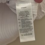 Madewell  Womens White Ribbed‎ Off-the-Shoulder Top Size Large NWT Photo 3