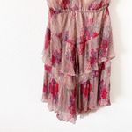 Michael Costello  x Revolve Oriana Tiered Mini Dress in Multi Floral Photo 3