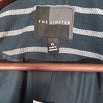 The Limited  Womens Blazer Striped Short Zip Front Office Career Size XL Photo 3