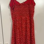 Aeropostale  Red Flower Dress Print Summer Photo 2