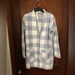 Faherty NWT  Plaid Knit Sweater Coat Size S Photo 1