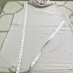 COS beige Sleeveless mock neck tie back longline tunic top size 12 Photo 4