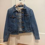 J.Crew CUSTOM Embroidered & Pearl Embellished “Wife of the Party” Bridal Denim Jacket Photo 7