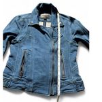 BLANK NYC  Blue Denim Hello Moto Style Jacket Womens Small Photo 10