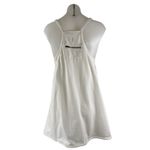 Free People Hot Shot White Sleeveless Racerback Cami Mini Active Romper Dress M Size M Photo 1