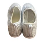Comfortview  Women's White Silver Metallic Slip‎ On Casual Shoes Photo 5
