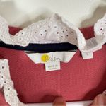 Boden Holly Jersey Pink Eyelet Lace Photo 3