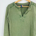 Anthropologie  Pilcro Split-Hem Tunic Top in Moss Green Size XXS Photo 8