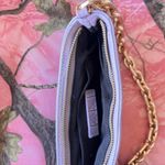 ZARA faux leather crocodile lilac gold chain link strap mini purse Photo 3