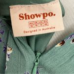 Showpo Secret Cure Mini Dress Mint floral 14 Green Photo 6