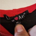 Love ari block color black and red queen cropped hoodie size juniors medium Photo 1