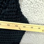 Athleta Dress S Black Crochet Knit Swim Cover Boho Coastal Resort Beachy Minimal Photo 3