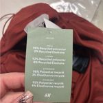 H & M Rust Strappy Tank Top Size Small New Ruched Camisole Earthy Festival Photo 5