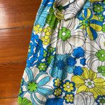 Aura Naturally Joyful Blue Multi Floral Print Mini Dress w/ Pockets - Sz Small Photo 4