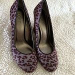 Loft  Women’s Rachael Wedge Shoe Grey Leopard size 8.5 Photo 0