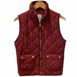 Thread and Supply Nordstrom Thread Supply Red Burgundy Vest Quilted S Sporty Photo 1