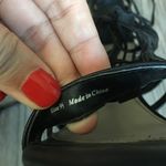 Anthropologie DV Dolve Vita Black Leather Strappy Ankle Strap 4" Heels Pumps Womens Si… Photo 5