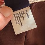 Gap Brown & Pink Y2K Colorblock Silk Pleated Skirt Size 6 Photo 5