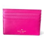 Kate Spade NWOT Schuyler Small Slim Card Holder Baja Rose Pink KE703 Wallet Photo 0