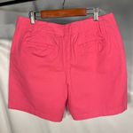 Talbots  Stretch Chino Shorts Flat Front 6" Inseam Womens 10 Pink Golf Summer‎ Photo 8
