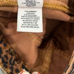 Free People We the Free Leopard Mini Skirt Brown Black Full Zip Raw Hem Sz 24 Photo 6