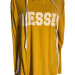 Orange Kiss  Tunic T Shirt Long Sleeve Yellow Hoodie “Blessed” Sz 1X Loungewear Photo 0