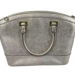 Anne Klein  Silver Shoulder Bag with Crossbody Strap Photo 1