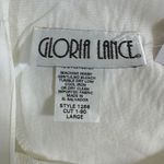 Vintage Gloria Lance Ivory Casual Blouse Size Large White Photo 1