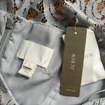 J.Crew NEW Tinsley Dress Leavers Lace Sz 6 Gray Bridesmaid Mother Of Bride $275 Photo 4