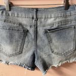 Charlotte Russe  Refuge Light Wash Mid Rise Shorts Size 12 GUC Photo 12