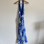 Yumi Kim NWT  Mariana Maxi Dress Size Small Floral Wedding Bridesmaid Lagoon Blue Photo 5
