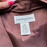 Bloomingdales Vintage Bloomingdale’s Chocolate Brown Silk Suit Set Photo 6