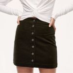 Wilfred  Free Karmen Corduroy Black Mini Skirt Photo 0