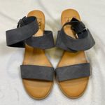 Dolce Vita Sandals Womens Size 7 Grey And‎ Cork Wedge Gray Photo 1