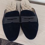 Birdies  The Phoebe Velvet Mule Slides Leather Upper Womens Size 11 Photo 2