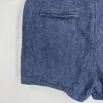 Old Navy High Rise Linen Blend Everyday shorts size 14 blue Large Chambray Photo 10