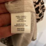 Rebecca Taylor Sleeveless Leopard Midi Dress Photo 4