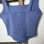 Victoria's Secret  NWT Sandwashed Jersey Blue Tank Top Size XS Photo 4