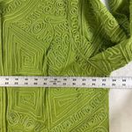 Joni B women's sz 1X embroidered lime green jacket Maximalist, intricate Green Photo 4