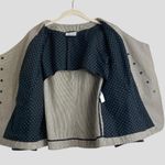 Akris Punto Striped Cotton Blazer Sz. 14 Luxury Designer Swiss Tailored Jacket Photo 1