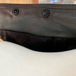 Schillaci leather retro modern glam Y2k Whimsygoth Italian leather vest size M Black Size M Photo 8